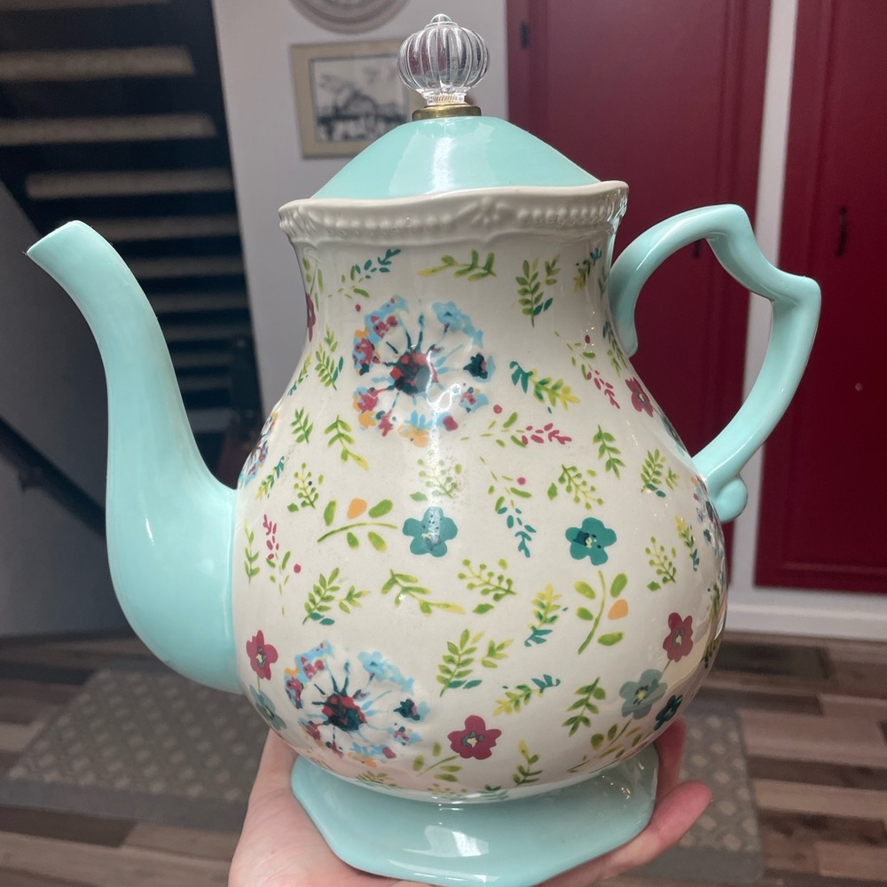 Pioneer Woman Stoneware Teapot